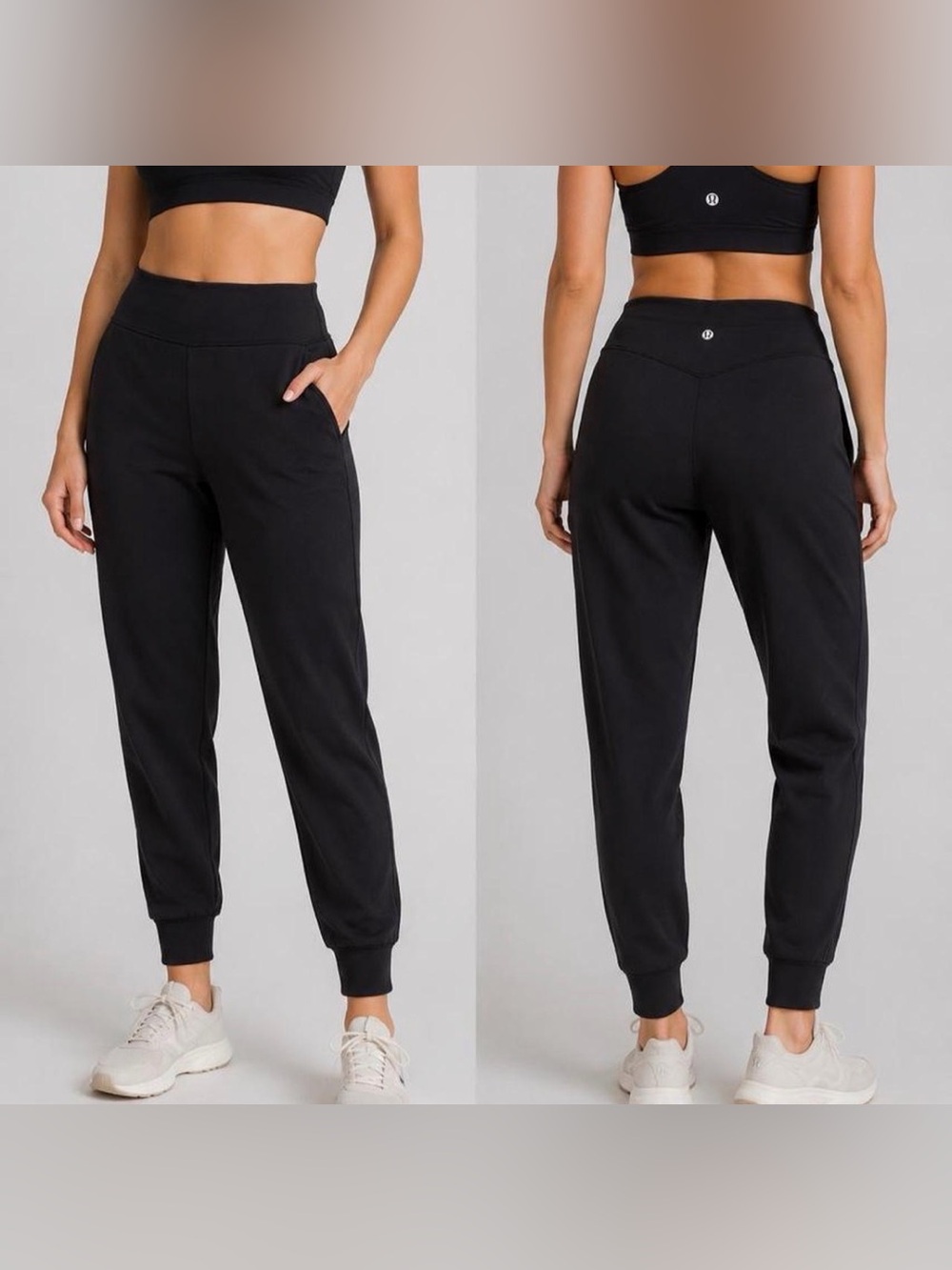 lululemon athletica Black High-Rise Jogger Pants